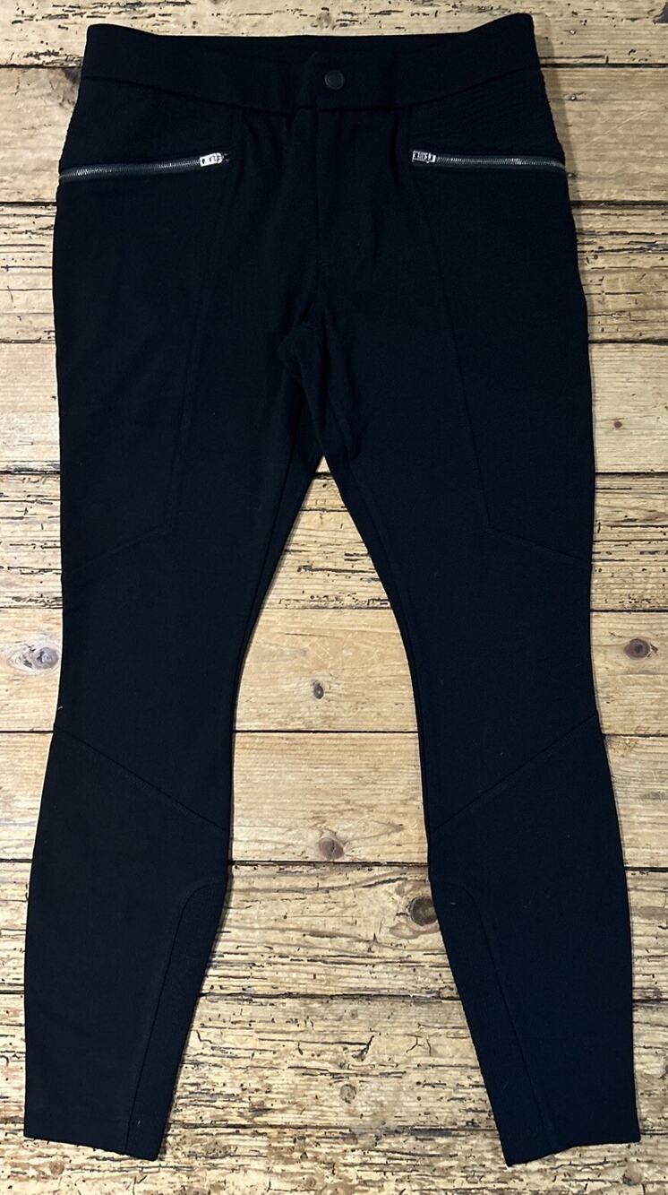 Athleta Women’s Black Ponte Moto 2.0 Pant Size 4P NWOT